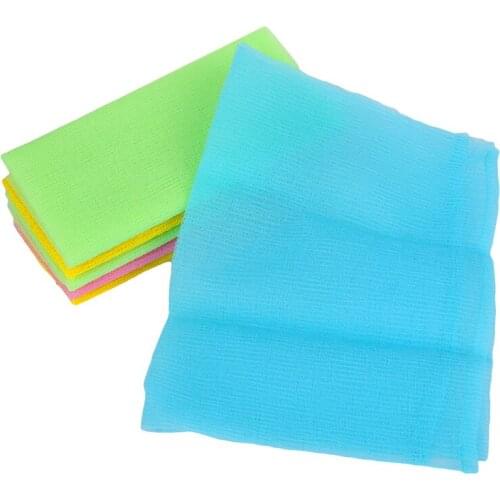 Exfoliating Nylon Bath Shower Body Cleaning Washing Scrubbing Towel Scrubbers