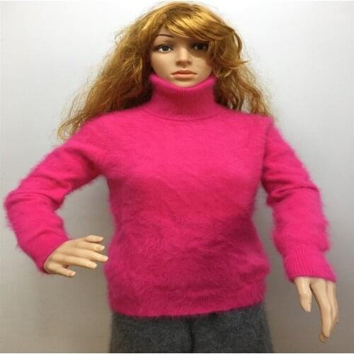 Stormfengch mink cashmere sweater, women knitted sweater and pullover, free transport S181130