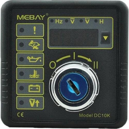 New DC10K Engine Manual Start Controller with Hz Volt Battery Voltage and Accumulation Time Display for Generator Set 12006022