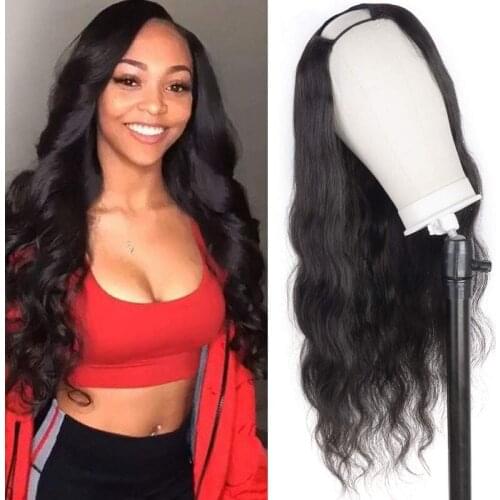 Brazilian Body Wave Wig U Part Wig Human Hair Wigs Pre Plucked For Black Women 150 Density Remy Wig Natural Color