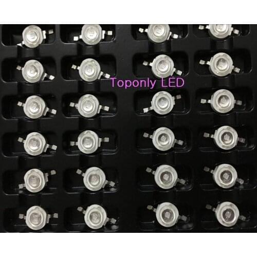 3w uv led beads lamp DC3.4-3.8v 700mA 365-370nm ultraviolet high power led bulb diodes 100pcs/lot promotion DHL free shipping