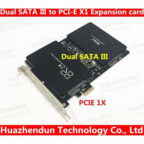 High Speed DEBROGLIE DB-23561 Dual SATA III to PCIe SSD Adapter card for 08-12 0.8-10.12 Free shipping
