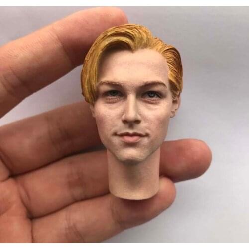 1/6 Scale Leonardo Dicaprio Head Sculpt for 12inch Action Figure Toys Hobbies Collections m5 Head Carving Model