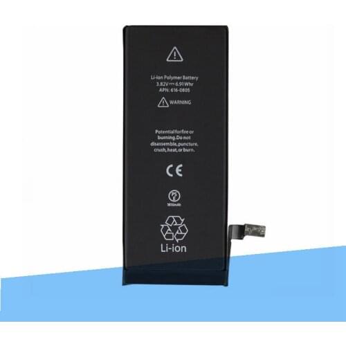 100pcs /lot 1810mAh 0 zero cycle Replacement Li-Polymer Battery For iPhone 6 6G Accumulator Batteries