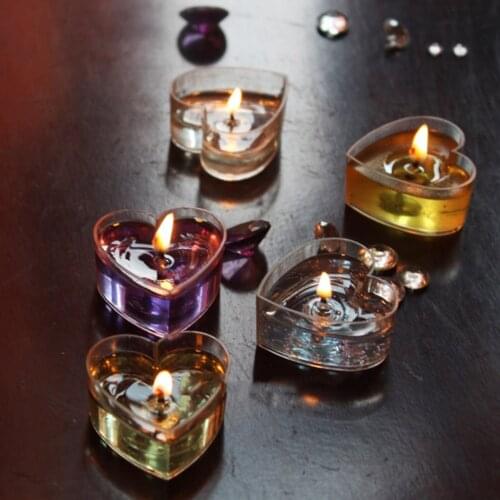 20 Pieces Heart Butterfly Plastic Clear Tealight Cups Wicks Containers Candle Mold for Wedding Church Decoration