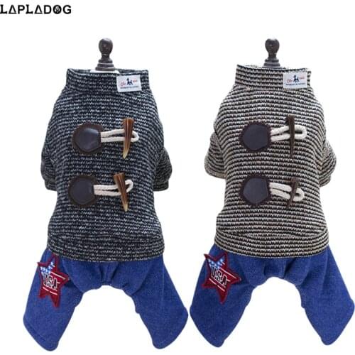 2018 autumn winter jumpsuit for dogs sport pet clothes for small Medium dog casual hoody sweatshirts