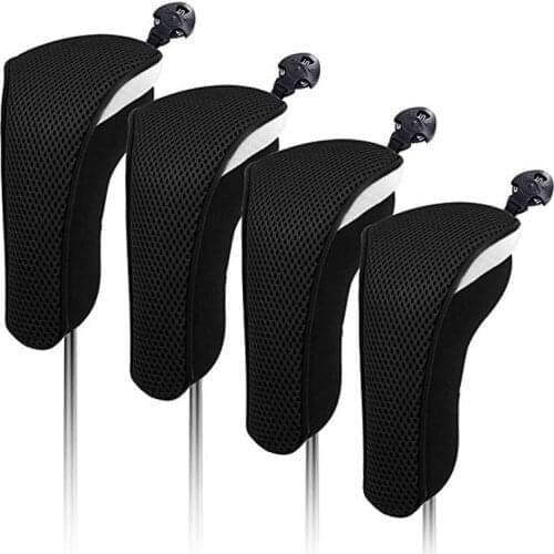 4X Thick Neoprene Hybrid Golf Club Head Cover Headcovers with Interchangeable Number Tags
