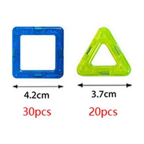 50pcs/set Mini Magnetic block Designer Construction Set Educational Toys For kid Model Building 3D DIY Bricks Blocks