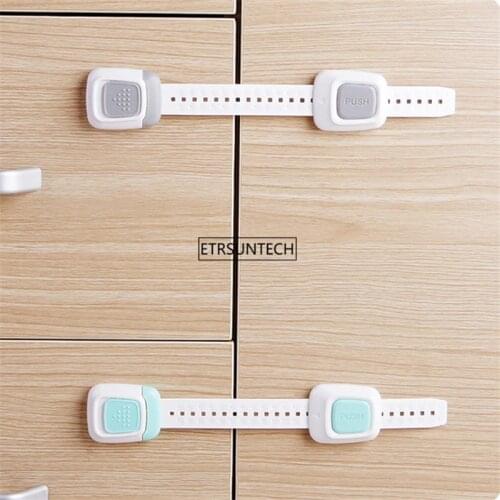 50PCS Safety Lock Baby Child Safety Care Plastic Lock with Baby Protection Drawer Door Cabinet Cupboard Toilet