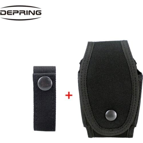 Tactical Outdoor Hunting Heavy Duty Nylon Quick Out Molle Handcuff Case Tools Pouch with Secure Snap and Belt Loop