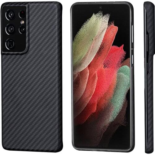 Arbon Fiber phone Case For Samsung Galaxy S21 Puls Ultra-thin Anti-fall Business Cover Samsung Galaxy S21 Ultra Protective Case
