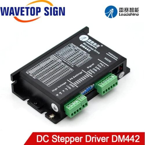 WaveTopSign Leadshine 2 Phase Stepper Motor Driver DM442 Voltage 20~40VDC Current 1.0~4.2A