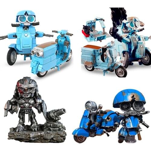 WJ Transformation VM-02 VM02 Sqweeks Battle Damage With Platform Movie Alloy Q Edtion KO Action Figure Robot Toys
