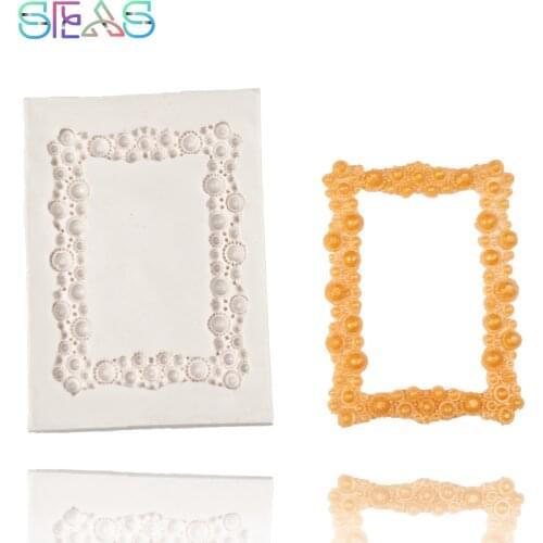 Baking Biscuit Mold Silicone Molds Small Photo Frame Pastry Silicone Molds Chocolate Cake Molds Bakery Accessories