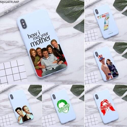 How I Met Your Mother Phone Case For iphone 12 11 Pro Max Mini XS 8 7 6 6S Plus X SE 2020 XR Candy purple Silicone cover