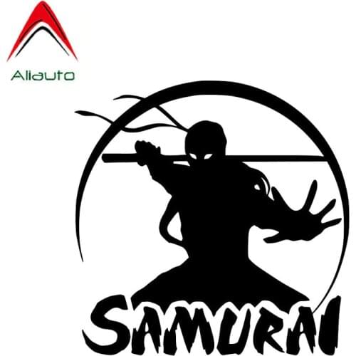 Aliauto Cool Car Sticker Japan Samurai Fighting Moving Warrior Waterproof Vinyl Decal for Motorcycle JDM Lexus Suzuki,13cm*13cm