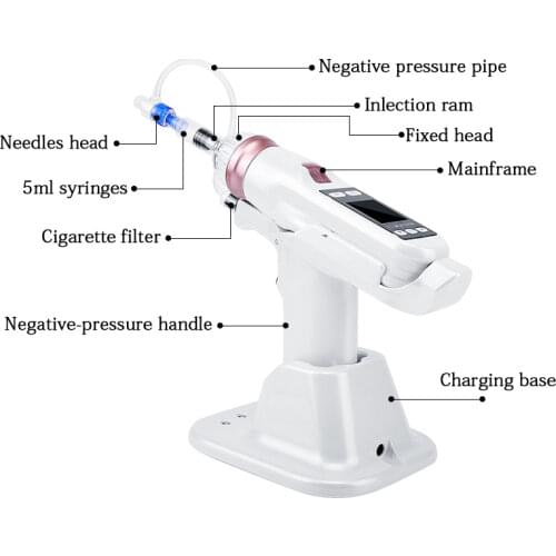 Korean EZ Meso Hydrolifting Gun Mesotherapy EZ Negative Pressure Meso gun Hydrolifting Microcrystalline Water Injector therapy