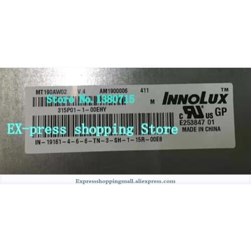 LM190E0A-SLA1 MT190AW02 V.4 MT190EN02 V.Y MT190AW02 V.W