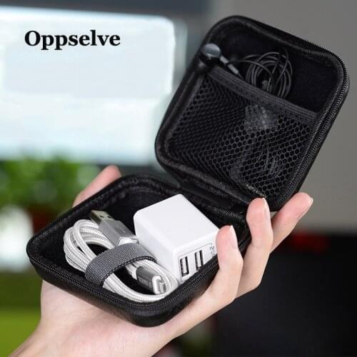 Mini Headphone Case Bag Headset Case Bags Carrying Pouch Storage Box For USB Cable SD TF Cards Bag Charger Organizer Storage Bag