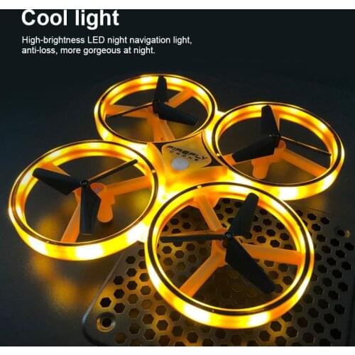 ZF04 RC Drone Mini Infrared Induction Hand Control Drone Altitude Hold 2 Controllers Quadcopter for Kids Toy Gift