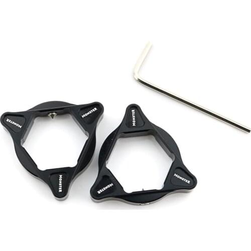 Motorcycle Accessories For Ducati Monster S4R 2003-2007 22mm CNC Aluminum Front Fork Preload Adjuster Hexagon Design Adjusters