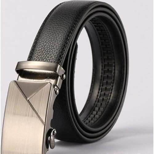 Mens Belt Casual Belt Simple Design Automatic Buckle Free Punch 2021 New Fashion Trend