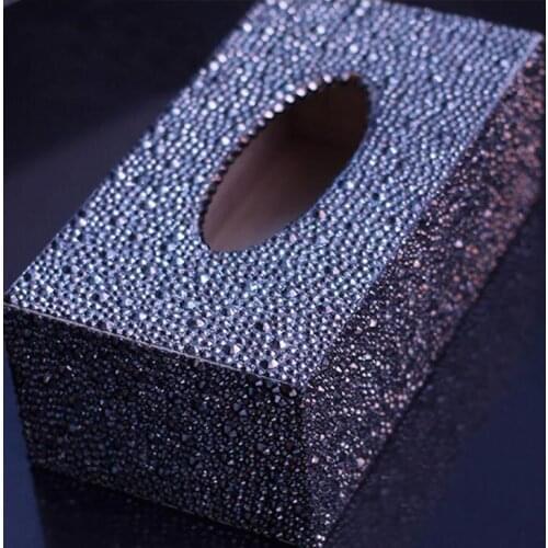 Newest Special Shape Diamond Painting Handmade DIY Tissue Box Home Office Car Crystal Diamond Embroidered Cross Stitch