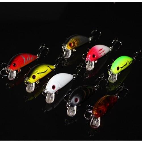 Thanksgiving Hot RU 5CM/3.5G Mini Minnow Fishing lure Kit fish tackle artificial hard bait plastic lures swimbait wobbler