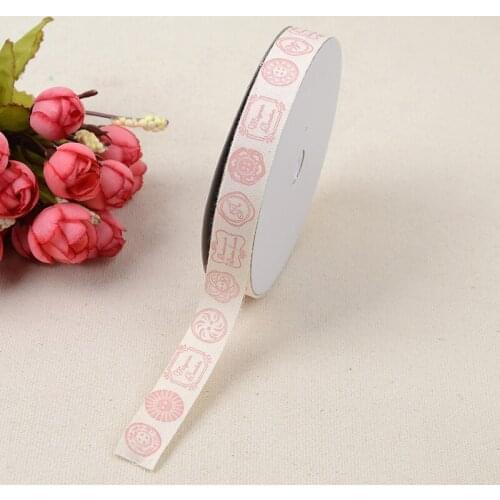 Spot Bow Ribbon DIY Material Clothing Accessories Webbing 1.5cm * 20 Yards Polyester Material Webbing Embossed Belt Sideband