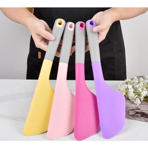 Extra Large Silicone Cream Baking Scraper 34Cm Non Stick Butter Spatula Smoother Spreader Heat Resistant Cookie Pastry Scraper