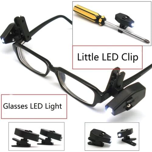 Survival Lighting Glasses Flashlight Torch Outdoor Survival Lamp Adjust Eyeglass Clip Light Outdoor Camping Fishing Survival Kit