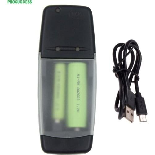 2 slots LED display Smart USB Battery Charger for Rechargeable NiMh NiCd AA AAA 1.2V tip battery battery charger