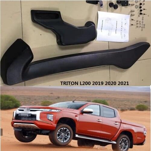 Exterior Auto Accesorries Air Intakes Pipes Snorkel Fit For Mitsubishi Triton L200 2019-2021 Snorkels Air Intakes flows Tube