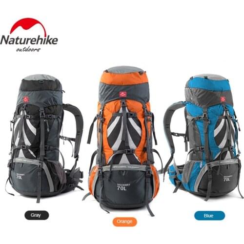 NH Naturehike High Quality Outdoor Climbing Bag Trekking Camping Hiking Travel Bags Backpack Big Load Knapsack Rucksack 70L +5L