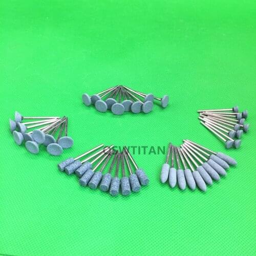 1 set /100pcs Dental Gravel Ceramic Coarse Green FG Burs Polisher 2.35mm Dental Lab Equipment