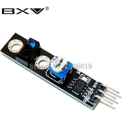 100pcs/lot 1 channel tracing module/ Intelligent Vehicle tracking probe infrared /black white line detection sensor KY-033