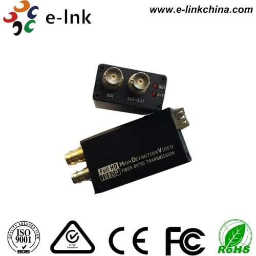 3G-SDI BNC Video Tally and Loop Out LC Fiber Connector 20km 3G-SDI to Fiber Converter