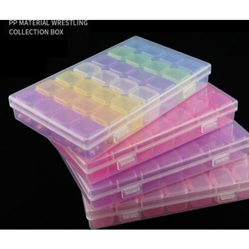 5D Diy Diamond Painting Tools Diamond Jewelry Box Rhinestone Embroidery Crystal Bead Storage Box Accessories Container