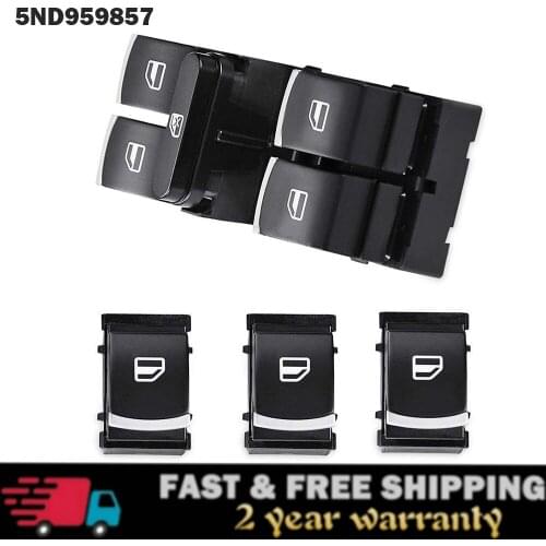 5ND959857 5ND959855 For VW Touran Tiguan Passat B6 B7 CC Golf Mk5 MK6 Jetta Window Controller Switch 5ND 959 857,5ND 959 855