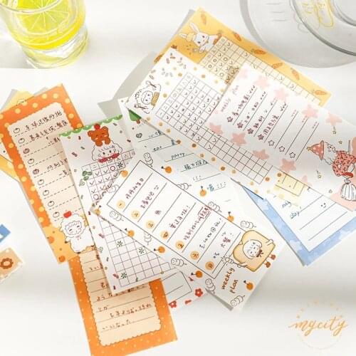 60 Pages Magic Girl Warm Winter Good Night Memo Pad Student Stationery