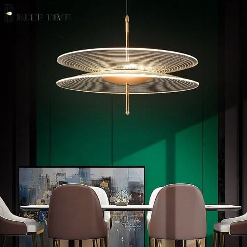 Art Deco Modern Led Pendant Light Home 110v 220v Pendant Lamp For Kitchen Dining Room Fixture Living Room Bedroom Hanging Lamp