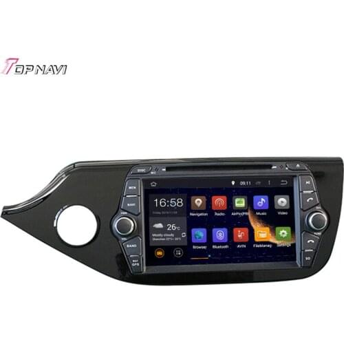 TOPNAVI 8'' Octa Core 4GB RAM Android 6.0 Car Radio Stereo GPS for KIA CEED 2012- Audio DVD Player