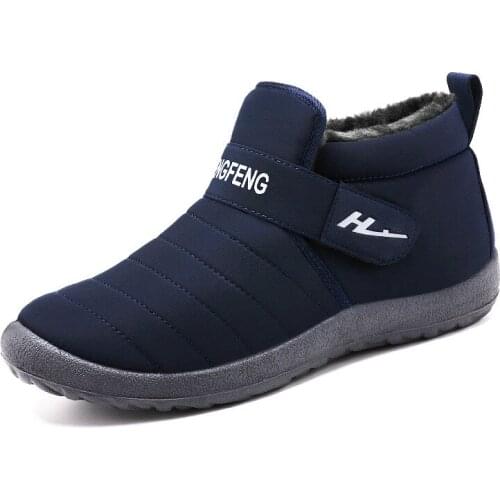 Basic winter boots for woman dropshiping ankle boots for man plus size 35-45 short plush waterproof boats zapatos de JXX118