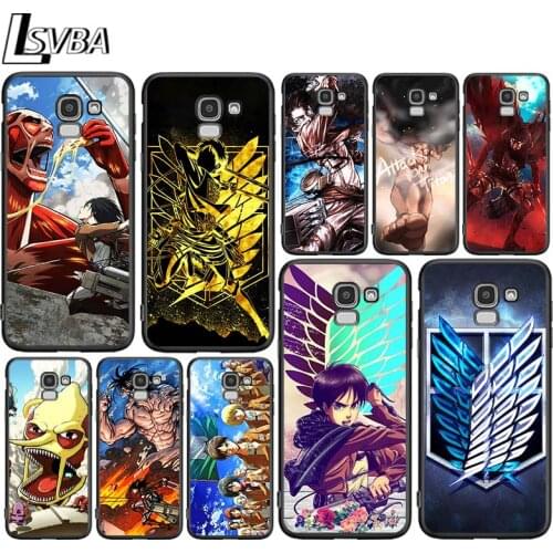 Anime Attack on Titan for Samsung Galaxy J2 J3 J4 Core J5 J6 J7 J8 Prime duo Plus 2018 2017 2016 Silicone Phone Cover