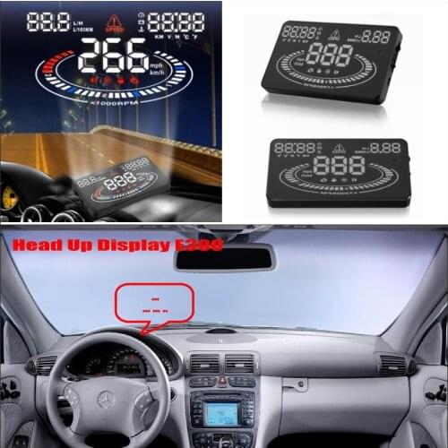 For Mercedes Benz C C63 MB W202 W203 W204 W205 - Car HUD Head Up Display - Reflect information on windshield to monitor speed