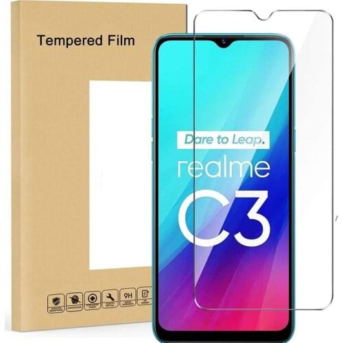 FOR OPPO Realme C3 Global Tempered Glass Protective On RMX2020 Screen Protector Film Cover