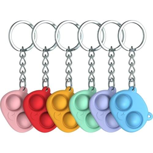 Fidget Toys Adult Stress Relief Toy Antistress Soft Squishy Anti-Stress Gift Anti Stress Box Dual-purpose Key Chain Gift