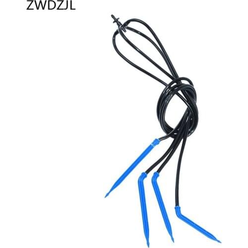 Drip irrigation greenhouse 4-way arrow drip emitter 3/5 micro irrigation system dropper 20pcs