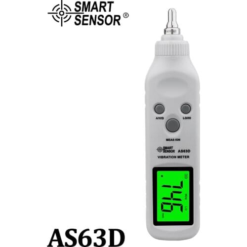 Pocket vibrometer, Pen Vibration Meter Tester Gauge Analyzer Measure Precision sensitivity accelerometers Smart Sensor AS63D