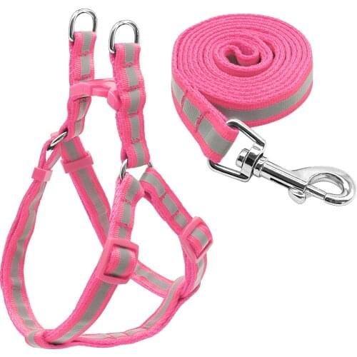 Small Dog Harness and Leash Set Reflective Step in Dogs Puppy Harness Pet Vest and Leads for French Bulldog Chihuahua Yorkshire